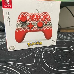 PowerA Pokémon Wired Controller for Nintendo Switch - Red Pattern